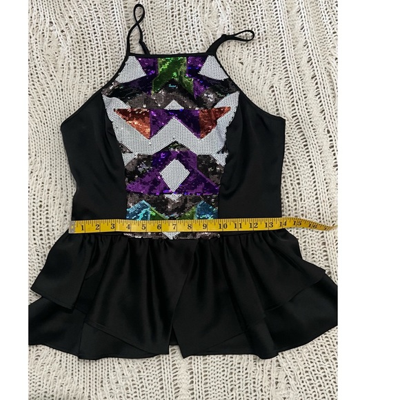 Bebe peplum sequined top - Picture 7 of 12